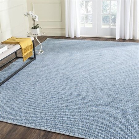 Safavieh Montauk Hand Woven Rectangle Rug- Ivory - Blue- 8 x 10 ft. MTK717C-8